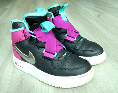 Nike Air Force 1 Highness GS Mädchen Sneaker Thunder Grey Größe 3 / 35,5