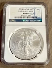 U.S. Mint American Eagle 2014 NGC MS 69 Early Releases 1 oz Silver 0.999