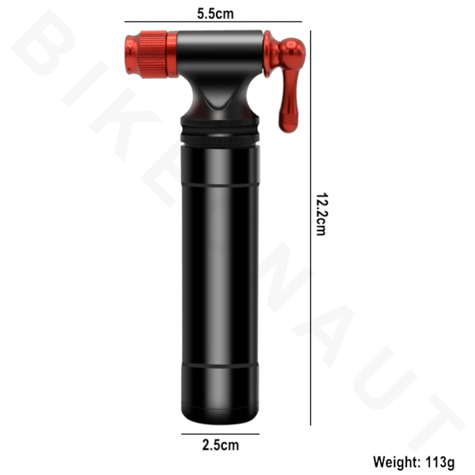 Bike Bicycle CO2 Air Presta Schrader Inflator Pump Portable kit with Bracket
