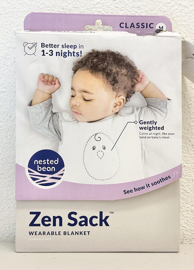 Nested Bean Zen Sack Gently Weighted Sleep Sack, 6-15 Months,...