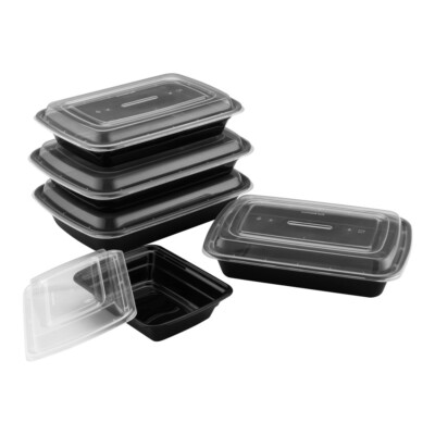 50 Pack 32 oz Meal Prep Container, Food Storage Containers with Lids | eBay