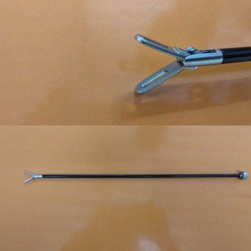 Laparoscopic SS Fenestrated Short Grasping Forceps Insert Only 5mm Instrument - Picture 7 of 7