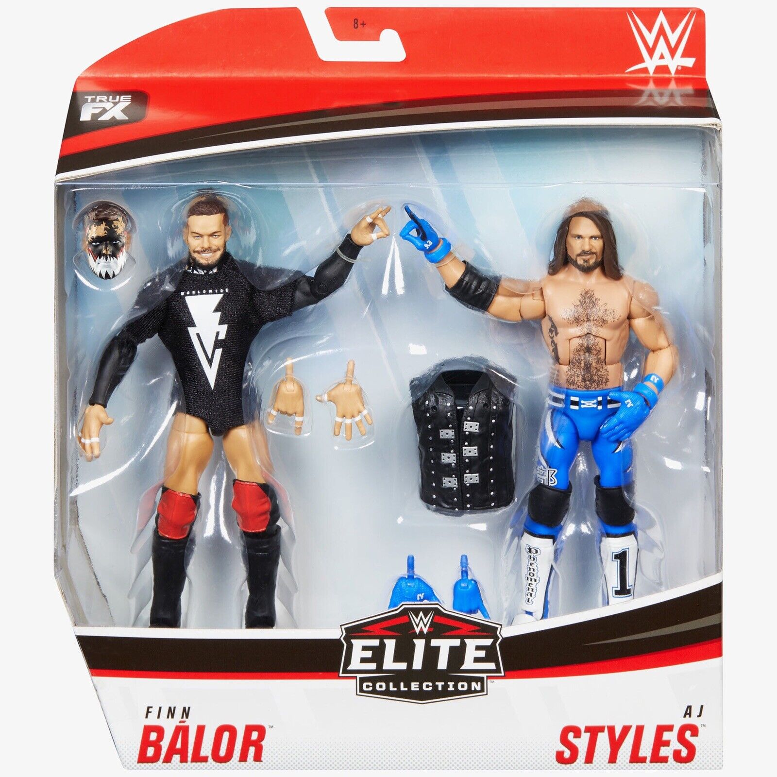 MATTEL WWE ELITE FINN BALOR amp; AJ STYLES. FAST FREE PRIORITY SHIPPING.  BRAND NEW. eBay