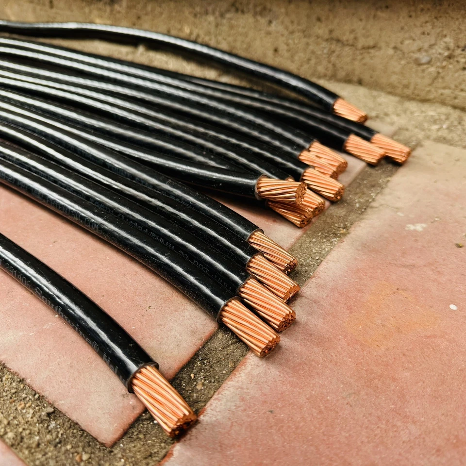 Lot of 14 - Southwire SIMpull 3AWG THHN NoLube THWN-2 With YA27-2TC38 2-Hole Lug - Image 3 of 4