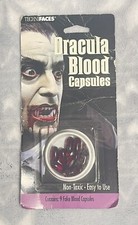 Vintage 1996 Dracula Blood Capsules Non-Toxic Fake Blood Halloween NEW  SEALED