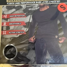 Ed Hardy Gray Camo Base Layer Fleece Lined  Thermal Underwear Long Set Size Smal