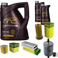 Mann Inspektionspaket 7 L Mannol Extreme 5W-40 FüR Audi A6 Avant 3.0 Tfsi