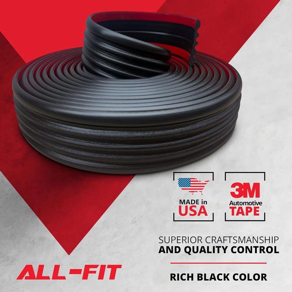 ALL-FIT MOLDURA LATERAL NEGRA carrocería antigua estilo 1988-99 camioneta Chevy/GMC SUVs OBS Foto 2 de 4