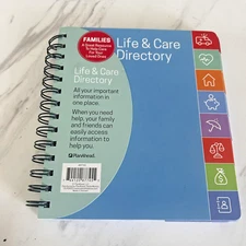 Life and Care Directory Journal All Information in One Place Medical & More BxM0