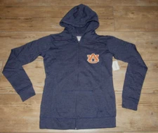 Auburn Tigers J. America Full Zip Studded Hoodie Jacket $65 women's size Medium