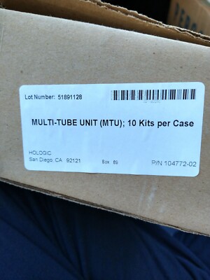 Hologic Multi-Tube Unit 104772-02 10 Kits Per Case | eBay
