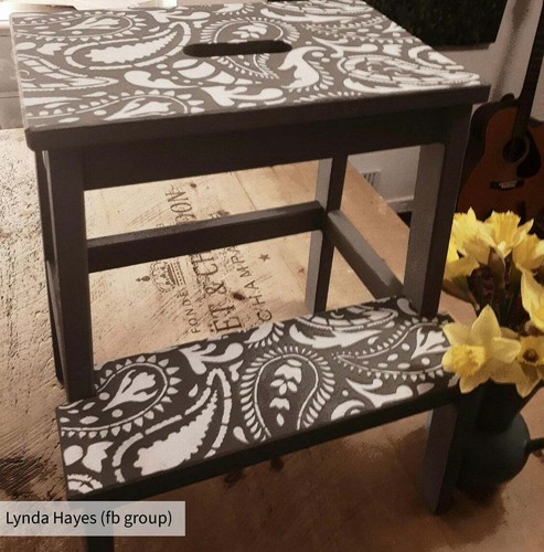 Dizzy Duck Indian Stencil for Furniture - Taj Mahal Paisley Pattern Stencil - Picture 7 of 7