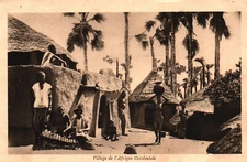CPA SENEGAL - Village de l'Afrique Occidentale