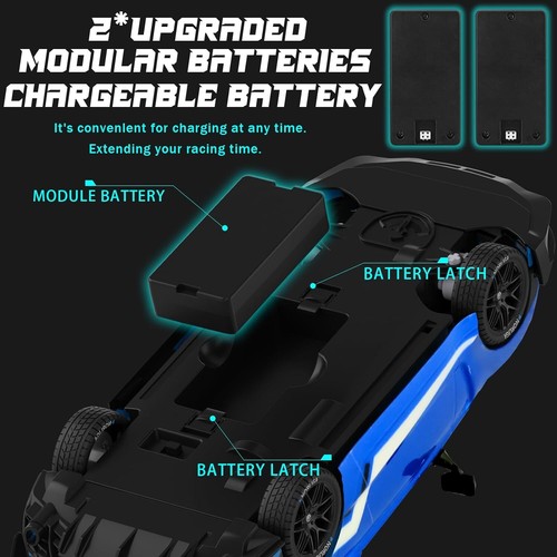 HIGH SPEED RC Drift Car with 2.4Ghz 30Km/H, 1:16 Scale Remote Control Racing Car - Picture 5 of 7