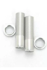 ST Racing Concepts ALUMINUM SHOCK CAPS FOR YETI/WRAITH/EXO/BOMBER (4) SILVER