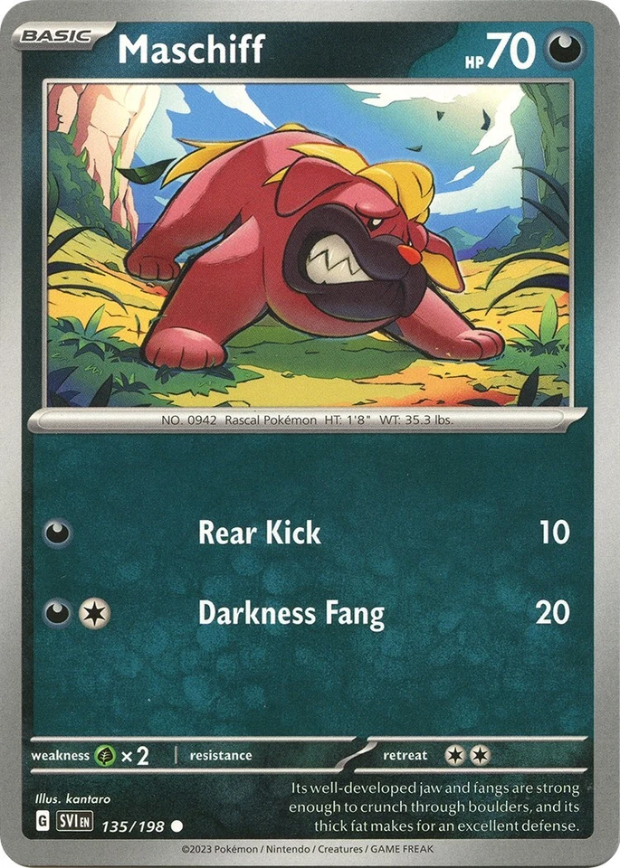 Maschiff 135/198 SV01: Scarlet & Violet Base Set