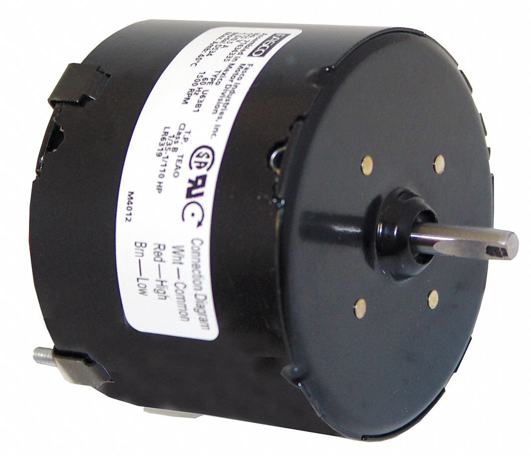 HVAC 3.3 in Motor, 1/35-1/110 HP, 115V, CW