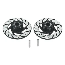 GPM Alum 7075 +3mm Front Or Rear Hex Black w/Brake Disk w/Silver Lining for UDR