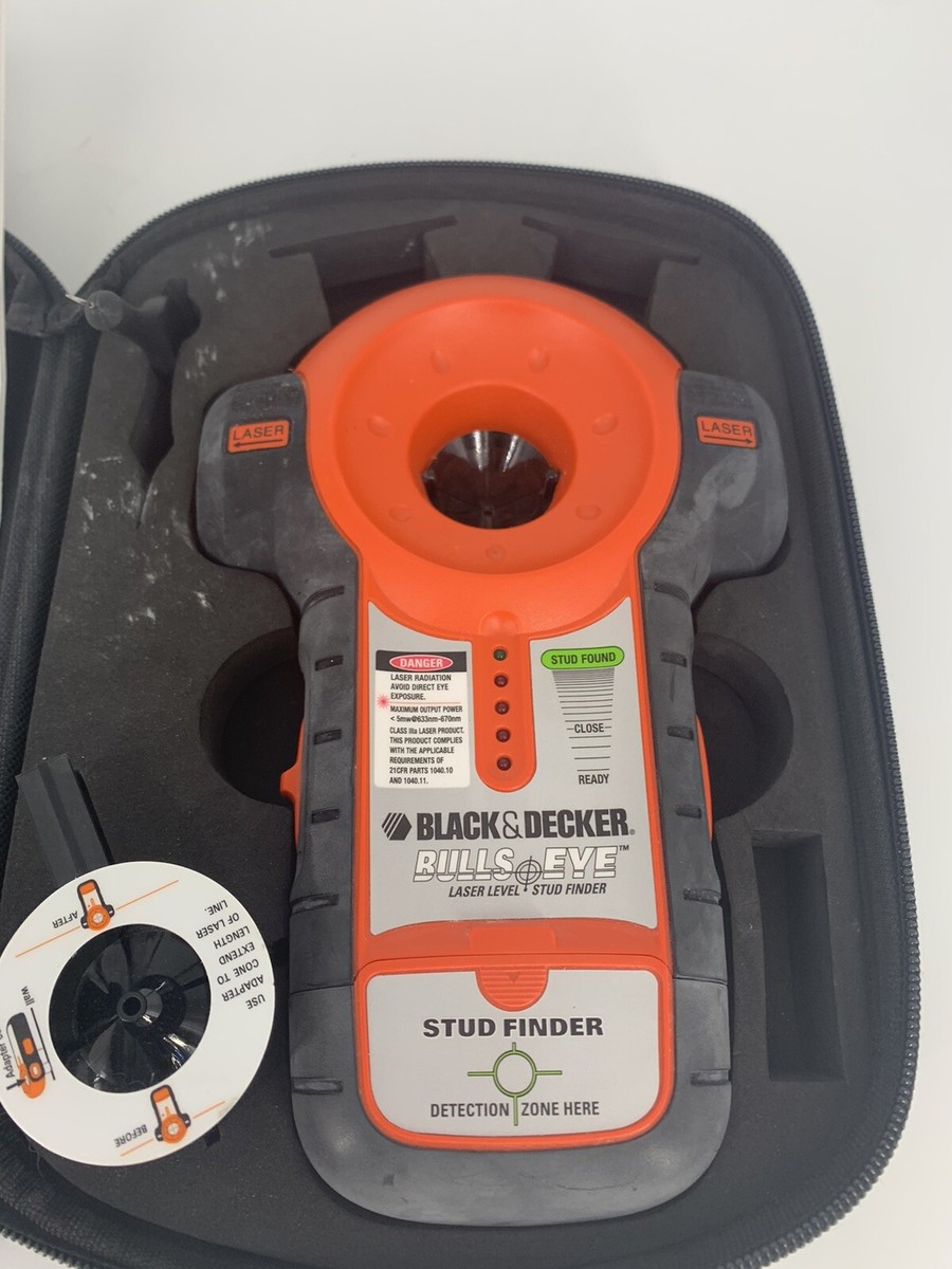 Black & Decker BDL100S Bullseye Laser Level Stud Finder w