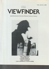 Viewfinder - Qtr Journal of the Leica Historical Society of America 1993 KL4219