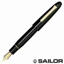 Sailor KOP Fountain Pen King Profit Ebonite Black Broad Nib 11-7002-620