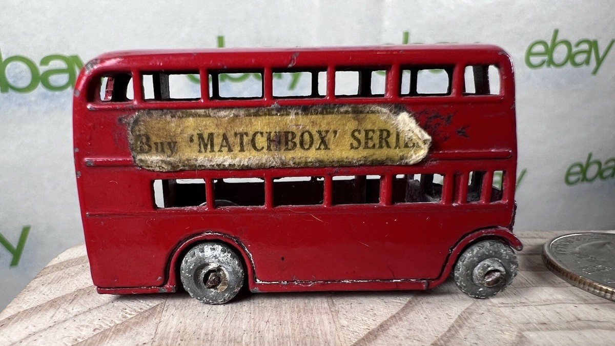 ミニカー MATCHBOX No.5 LONDON BUS MATCHBOX Lesney No 5 -B from 1957 . London Bus 