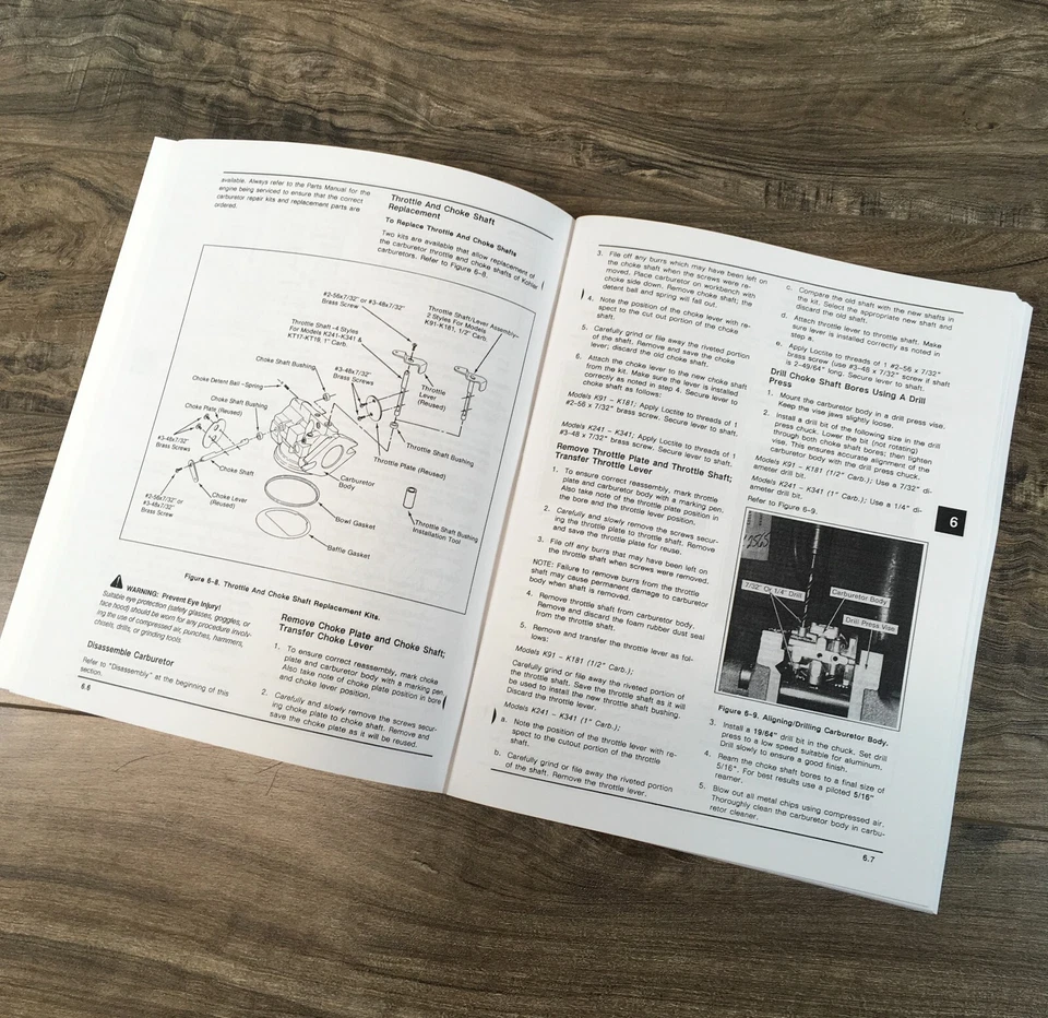 Kohler Engine K Series 16 14 12 10 л.с. сервисная ремонтная мастерская печать ручной капитальный ремонт - Изображение 3 из 4