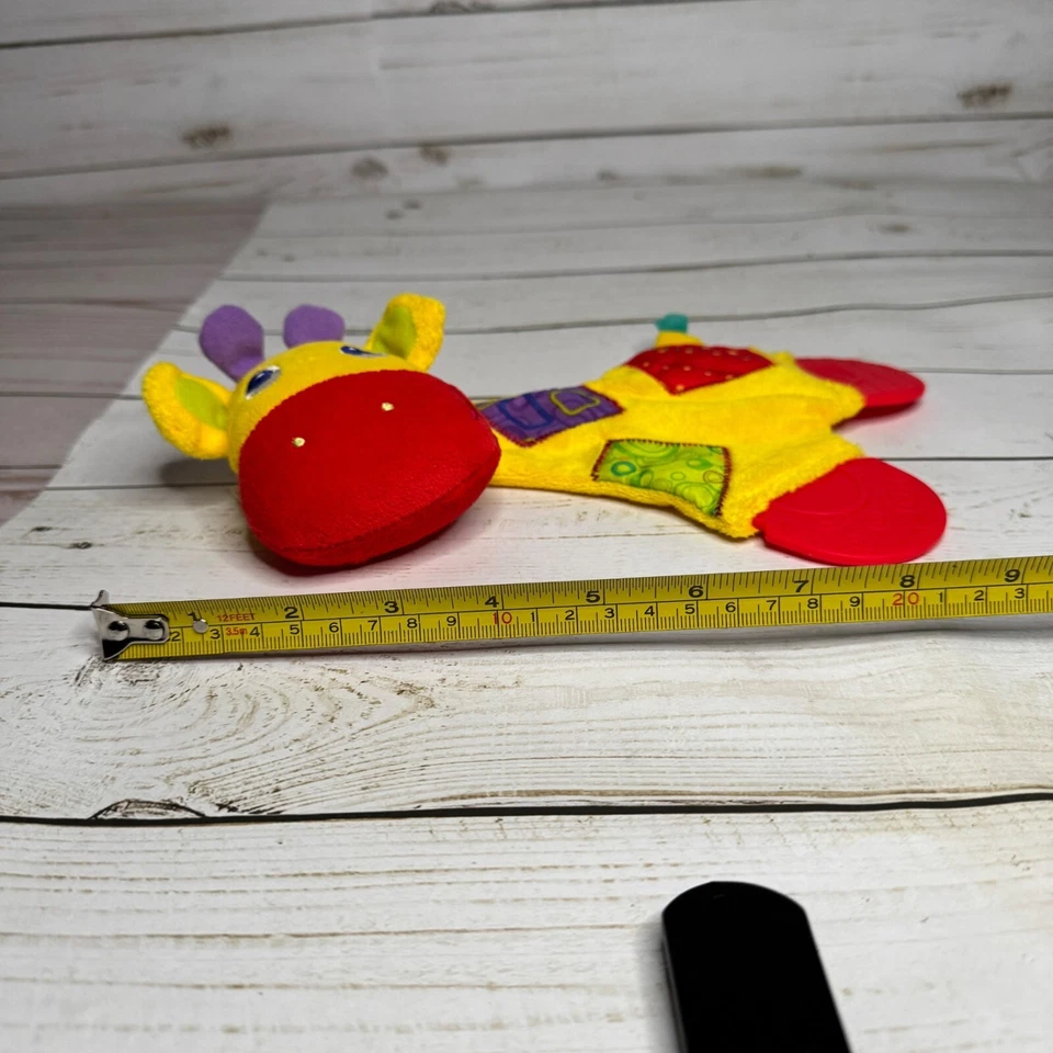 Bright Starts Giraffe Teether Toy With Textured Feet & Crinkle Fabric - Image 4 of 4