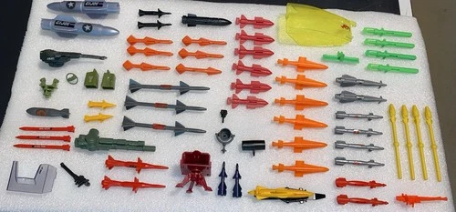 Vintage 1980’s GI Joe Vehicle, Boats & Aircraft Weapons & Accessories Lot