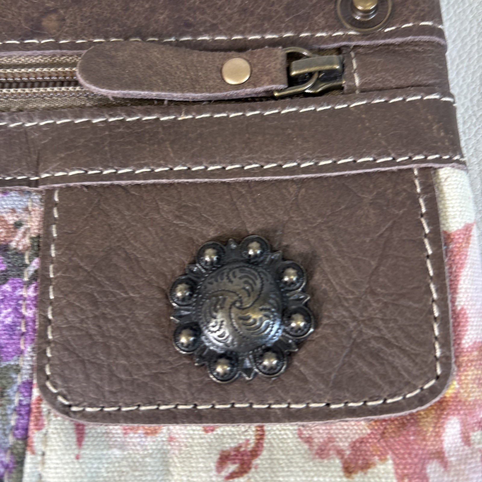 Myra Bag Patchwork Boho Canvas Patchwork Crossbod… - image 3