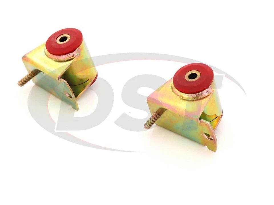 Prothane RED Motor Mount (Pair) Kit 1-502 Fits 1987-2001 Jeep Cherokee 6 Cyl - Image 4 of 4