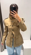 ZARA : Jacket with Shoulder Tabs and Pockets : 4341/718 : ALL SIZES