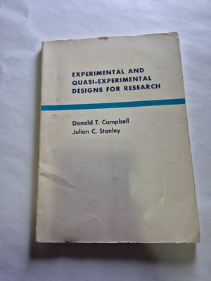 Experimental and Quasi-Experimental Designs for Research