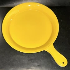 Steelite International England Yellow 10” Ceramic Dish With Handle