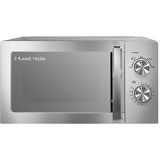 Russell Hobbs Stainless Steel Microwave 20 Litre 800W Solo Manual with 5 Power