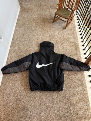 Nike NSW Sportswear Swoosh Puffer Jacket Black FB7852-010 Storm Fit Men s Size M