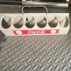 New ListingVintage Coca-Cola 12 Bottle Metal Carrier Silver Red Soda Theme