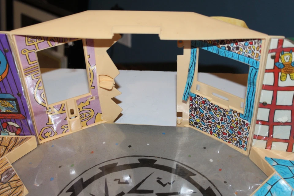 1988 Pee-Wee's Playhouse Playset Matchbox Herman 3550 Casa de Bonecas 1980 Programa de TV - Imagem 3 de 4