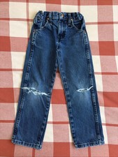 Youth Size 6 Wrangler Denim Jeans Distressed