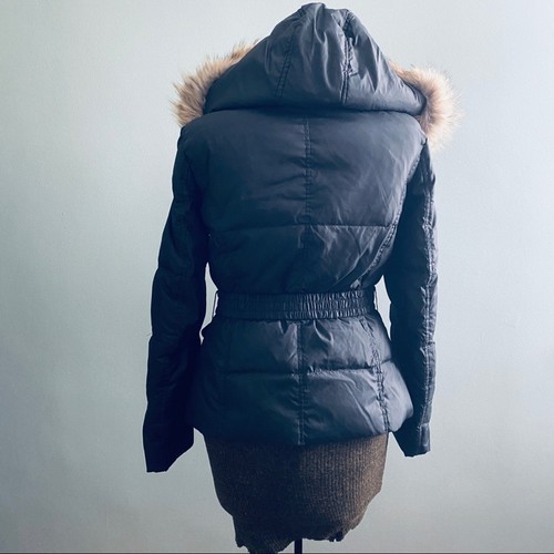Marc New York black winter down filled puffer hooded coat - Picture 2 of 9