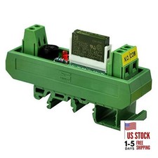 AC/DC 24V Slim DIN Rail Mount 5Amp SPST-NO Power Relay Interface PA1a-24V