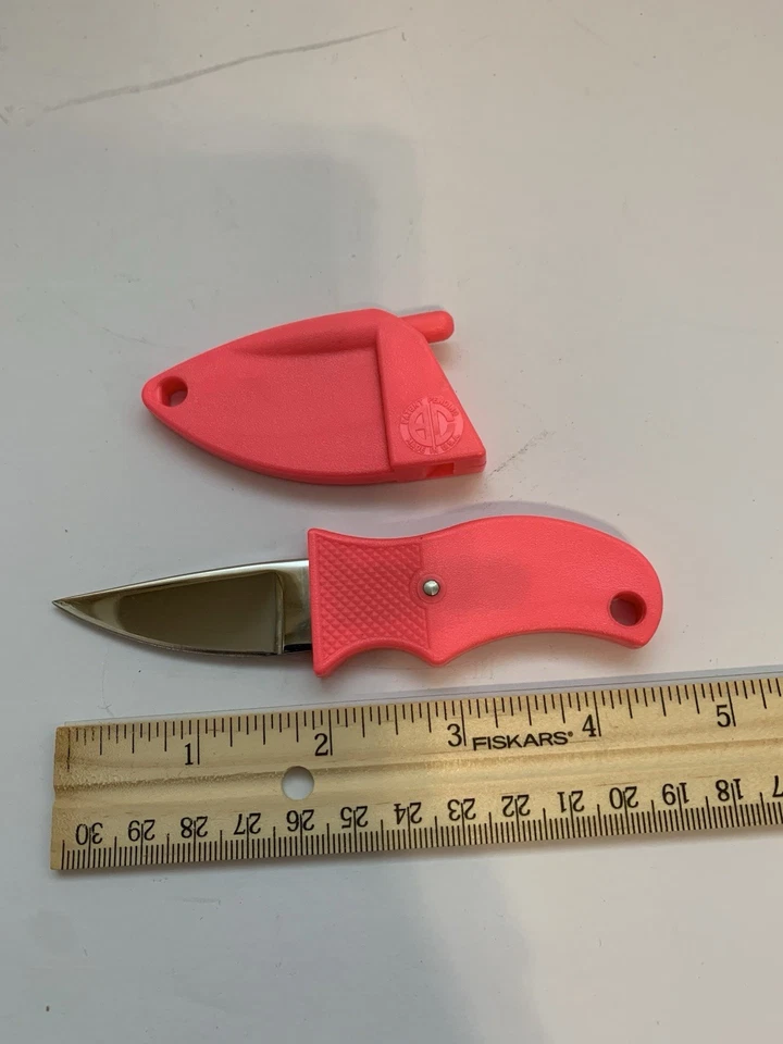 Cuchillo de cuello Blakie Collin’s vintage años 80 hoja 2” liberación de pulgar con una mano Foto 4 de 4