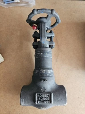 Bonney Forge 1" Steam Gate Valve Class 800 A105N Body - image 1 of 4