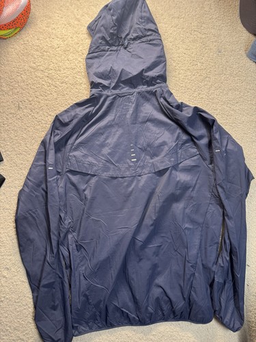 Nike Stride Repel UV Houdini Thin Featherweight Running Jacket Thunder Blue Sz S - Picture 6 of 10