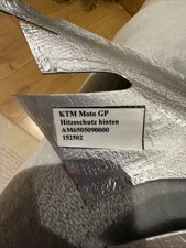 KTM MotoGP Carbon Fibre Heat Shield  Genuine Signed at Silverstone 2025  Rare