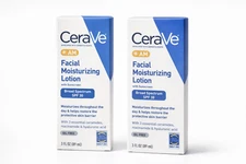 CeraVe AM Facial Moisturizing Lotion with SPF 30 Sunscreen 3oz, New Sealed -2 pk