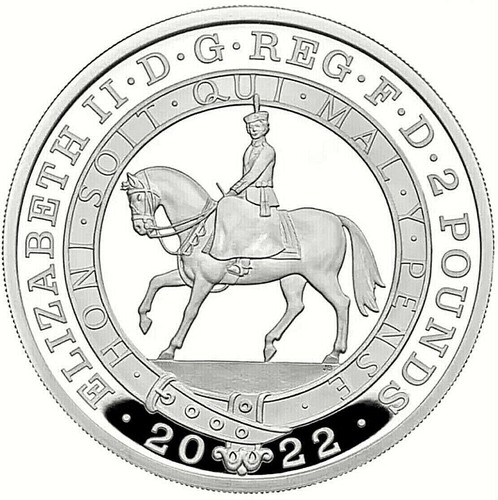2022 Canada-Great Britain £2 Silver Queen Elizabeth II Platinum Jubilee 2PC PF70 - Picture 5 of 8