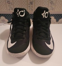 Nike BLACK WHITE Kevin Durant KD 35 KDTRY 5 III Shoes Youth sz 6 M 853765-010