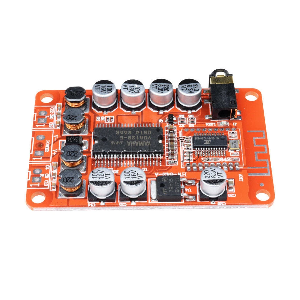 15W*2 Dual Channel YDA138 D Class Yamaha HF187 Bluetooth Amplifier Stereo Board - Image 2 of 4