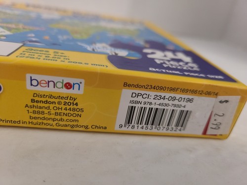 NEW Where in the World Am I? 24-Piece Puzzle (Ages 5+) Geography Educational NEW - Picture 3 of 4